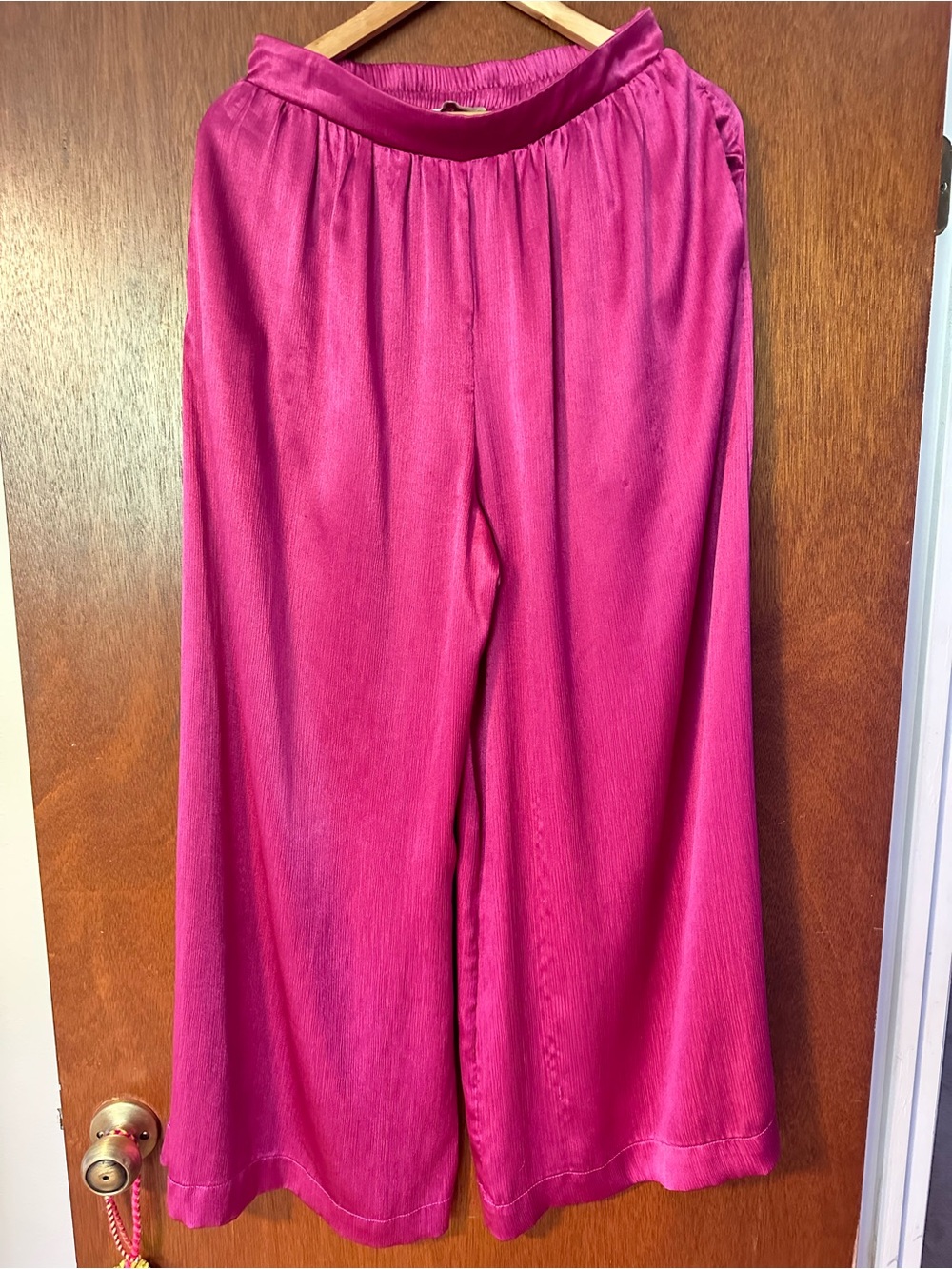 LIZARD THICKET Silky Pink Pants